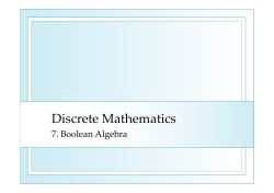 Discrete Mathematics