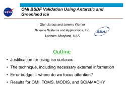 Evaluation of Pre-launch BSDF Calibrations Using Antarctic Data