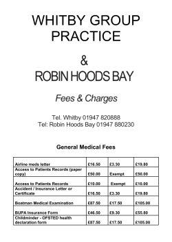 danby surgery - Whitby Group Practice