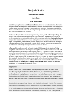 Marjorie Schick - theredblock.org