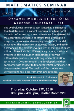 The Oral Glucose Tolerance Test is used as a diagnostic tool to