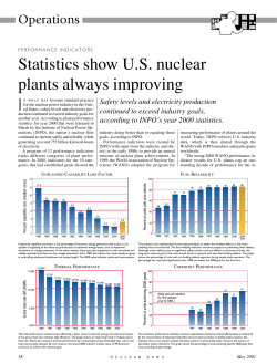 Statistics show U.S. nuclear plants always improving