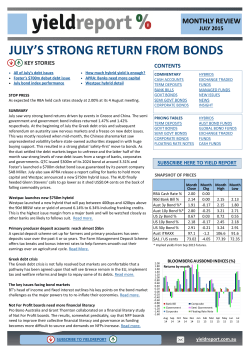 july`s strong return from bonds