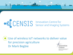 Use of wireless IoT networks to deliver value for