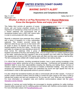 Marine Safety Alert: Know the Navigation Rules!