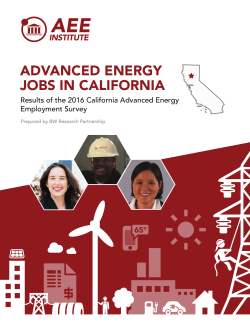 advanced energy jobs in california