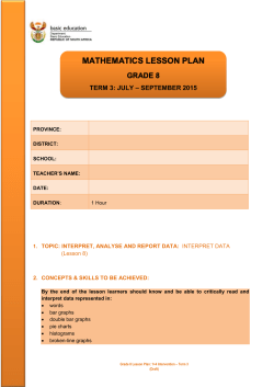 DATA HANDLING Term 3 Grade 8 Lesson 8