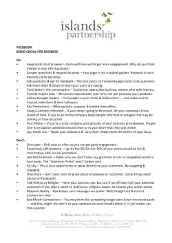 Facebook Marketing Notes