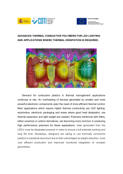 ADVANCED THERMAL CONDUCTIVE POLYMERS FOR LED