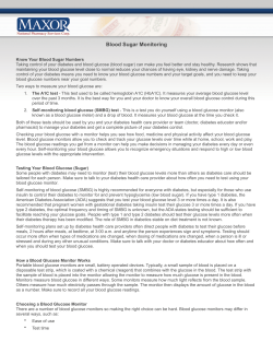 Blood Sugar Monitoring