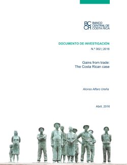 Gains from trade: The Costa Rican case