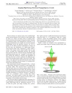 Imaging High-Energy Electrons Propagating in a