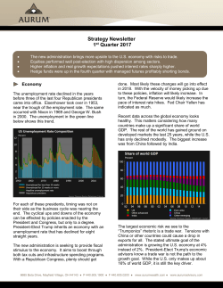 Strategy Newsletter 1st Quarter 2017