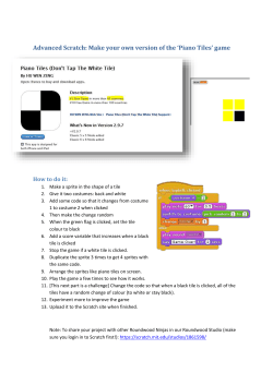 Piano Tiles - CoderDojo Roundwood