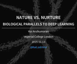 NATURE VS. NURTURE - Imperial College London