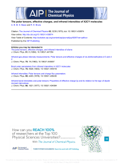 The polar tensors, effective charges, and infrared intensities of X2CY