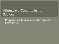 Microwave Communication Project