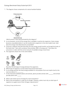 OHS_Biology_Ecology April Benchmark Page /12