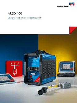 Arco 400 Brochure