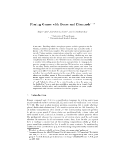 Playing Games with Boxes and Diamonds