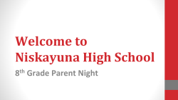 Welcome to Niskayuna High School