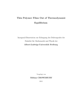 Thin glassy polymer films out of thermodynamic equilibrium