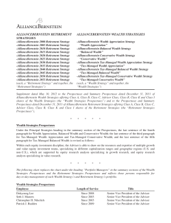 AllianceBernstein Wealth Strategies - Balanced Wealth