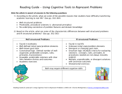Jonassen Using Cognitive Tools to Represent Problems Thinking