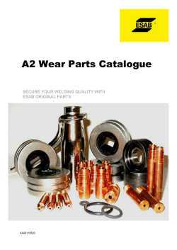 A2 Wear Parts Catalogue