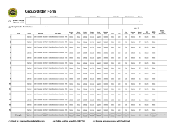 Group Order Form - Gotta Eatta Pita