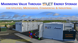 maximizing value through energy storage