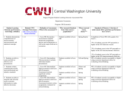 Assessment Oversight