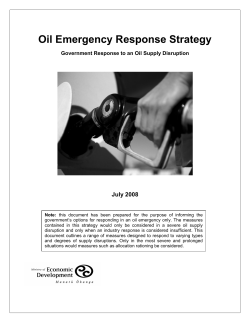 NZ Oil Emergency Response Strategy