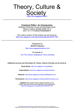 Society Theory, Culture &amp