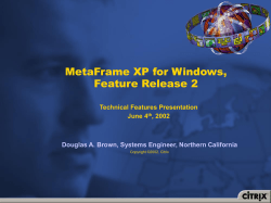 MetaFrame XP for Windows, Feature Release 2