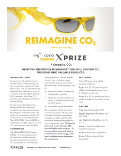 reimagine co2 - Carbon XPRIZE