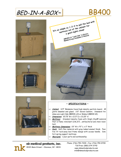 BB400 Two Doors - Novum Medical Products