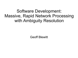 Software Development: Massive, Rapid Network