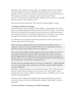 Customer Service - AML Computer Services