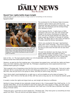 Round Two: Lights battle Argos tonight