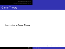 Intro to Games - Zachary H. Cohle