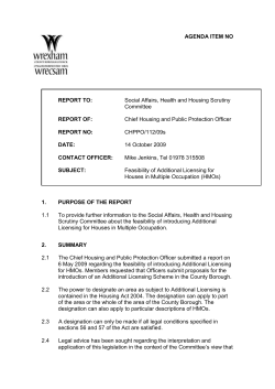 Copy herewith - Wrexham County Borough Council