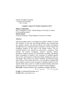 - Journal of English Language Teaching and Learning