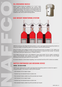 Gas Weight Monitoring System