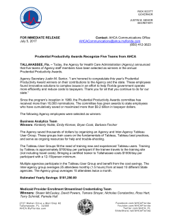 interoffice memorandum - The Agency For Health Care