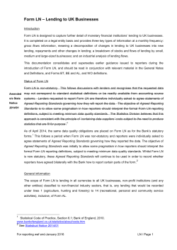 Form LN definitions - effective January 2016