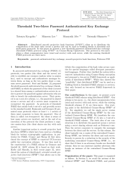 Threshold Two-Move Password Authenticated Key Exchange Protocol