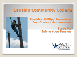 School-to-Work Electrical Utility Lineworker Program