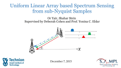 Joint Spectrum Sensing and Direction of Arrival Recovery from sub