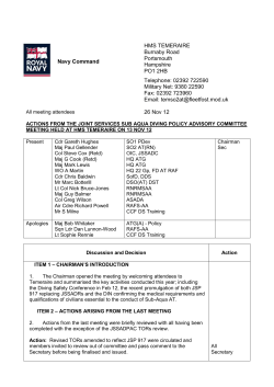 minutes of a meeting of the royal navy rugby union executive